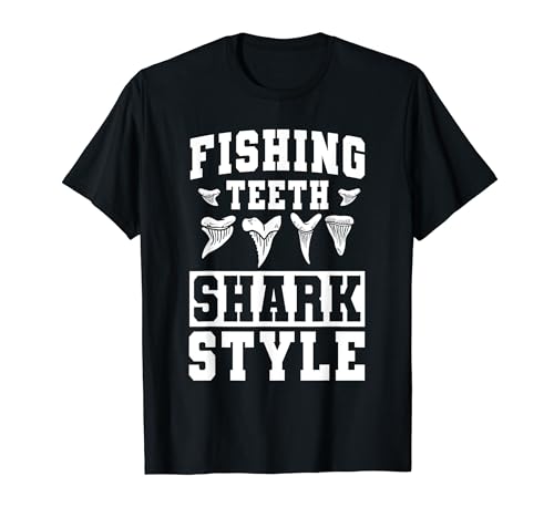 Funny Shark Tooth Hunter Outfit Shark Tooth Hunting Quote T-Shirt