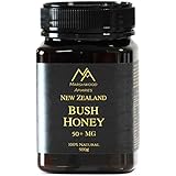 Marshwood Apiaries(マーシュウッド養蜂場) ブッシュハニー ニュージーランド産 蜂蜜 ハイグレード ピュア MGO 50+ 認証済み 500g