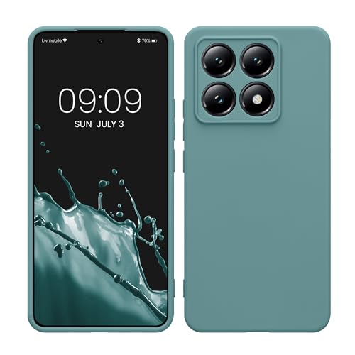 kwmobile Handyhülle für Xiaomi 14T Hülle - weiches Handy Silikon Case - Schutzhülle Cover - Arctic Night