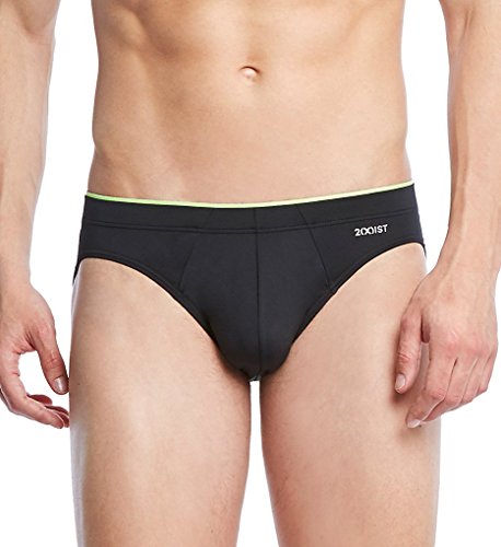 2(X)IST mens Sliq Micro Brief, Deep Black, Small