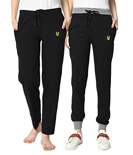 Image of Mack Jonney Regular Fit Women Trackpants(Pack of 2-MACK632242)