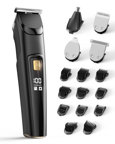 Beard Trimmer for Men, Fast Charging 4-in-1 Kit, 18 Lengths, Accessories