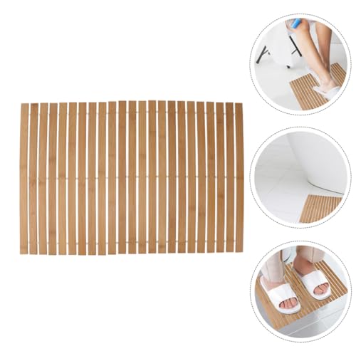 Tapis écologique bambou 40x60cm imperméable et coussin de sol