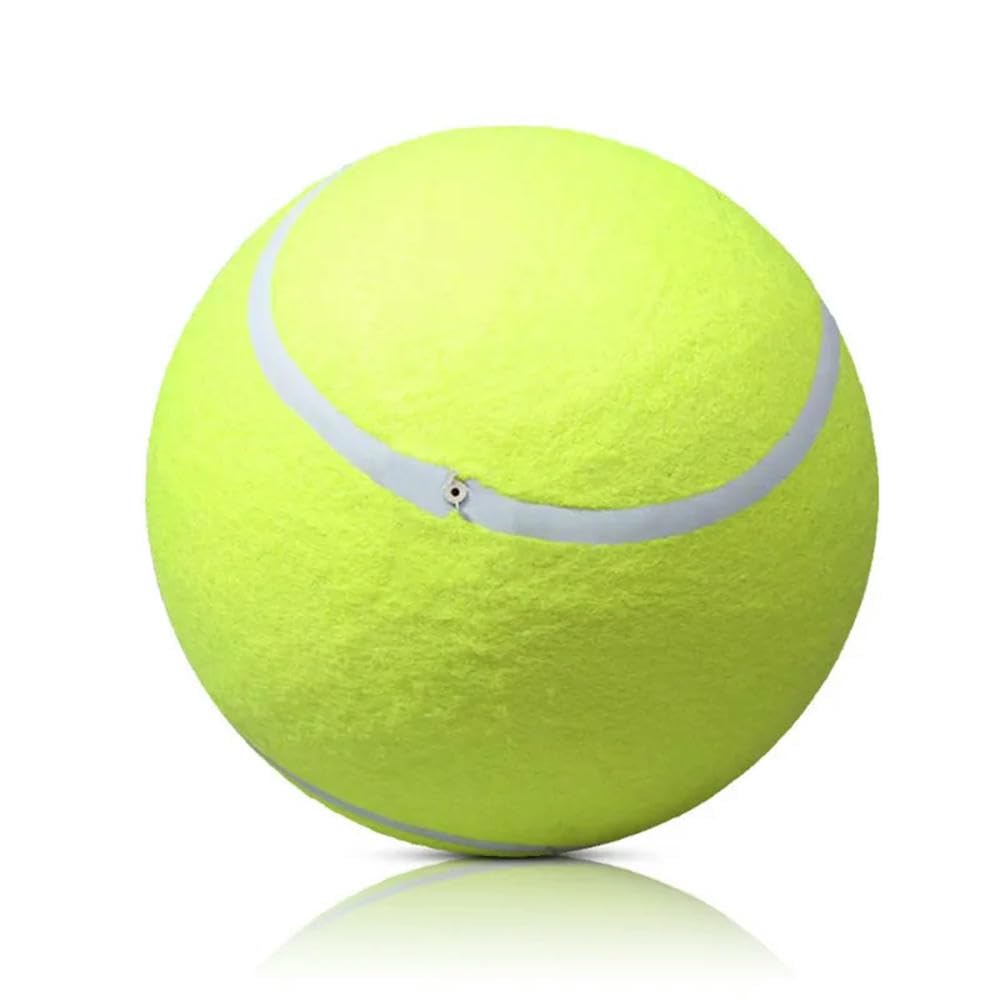 Zabawki dla psów 24 cm gigantyczna piłka tenisowa psa zabawka do żucia interaktywna dmuchana na zewnątrz 1 szt(1PCS)