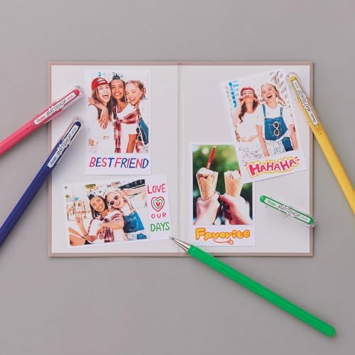 Bolígrafos Pentel Mattehop Gel Liquid Pack 8 colores miniatura 3