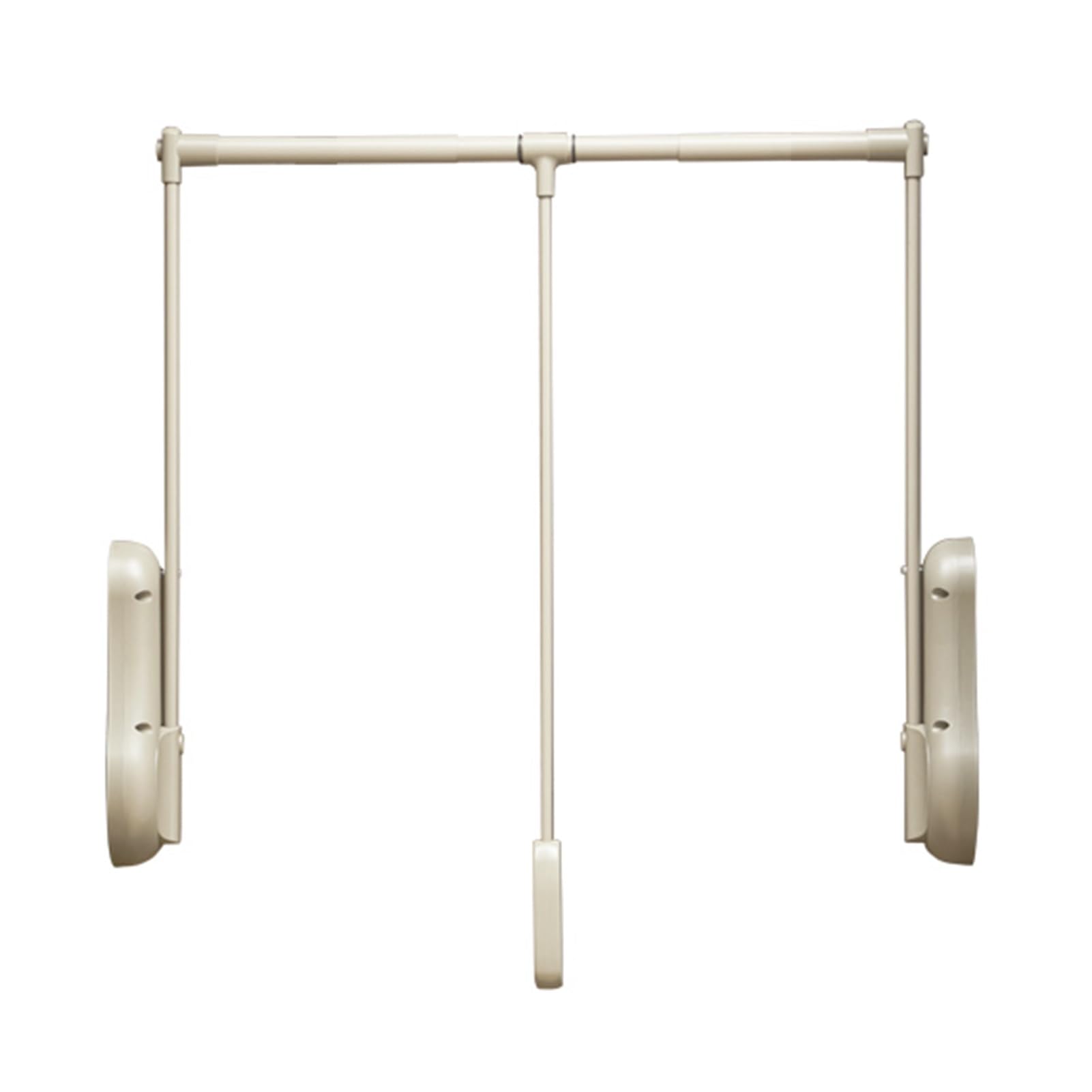 GTHTUHFD Adjustable Pull Down Closet Rod With Damping Buffer For Wardrobes, Extendable Hanging Solution For Clothes OrganizationsfahWS3580