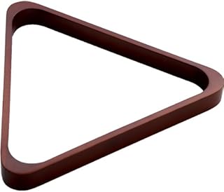 OUTLAW Stained Wood 8-Ball Triangle Rack, Chocolate