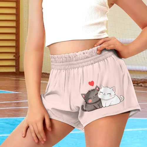 Girls Flowy Athletic Shorts 3-16 High Waisted Sport Shorts for Girls Gym Workout3