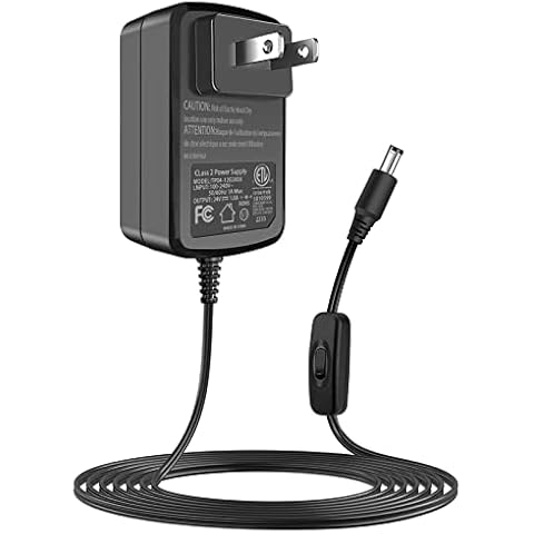 24V 1A Power Supply Adapter for Essential Oil Diffuser Aromatherapy Humidifier with Inline on Off Switch Cover