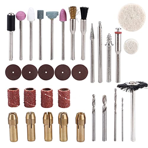 34Pcs/set Electric grinder kit Small Electric Rotary Tool Accessory for Grinding and Polishing DIY Rotary Tool Kit