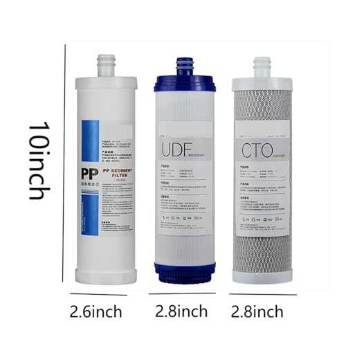 Kit remplacement sédiments udf cto pour éliminer odeur et chlore du filtre 10 pouces - 3