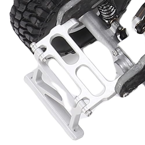 Alomejor Hochstärkem Verbundmaterial -Chassis -Ersatzkit für EIN SCX24 RC Axialauto mit Einem Niedrigen Zentralen Schwerkraftdesign für Rennliebhaber (schwarzes Silber)