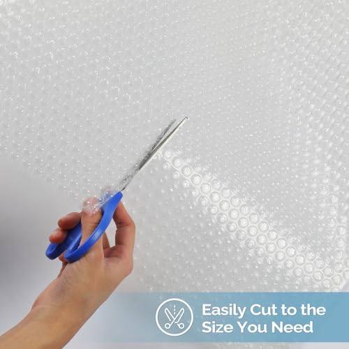 VINGLI 12Mil Solar Pool Cover 18x36FT Rectangle Solar Blanket for Inground Pool and Above-Ground Swimming Pool, Clear (18' x 36')