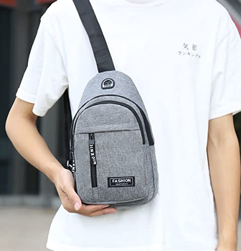 Sling Backpacks Chest Shoulder Crossbody Purse Surper Light Handbag for Travel Running Cycling for Men (Blue)3