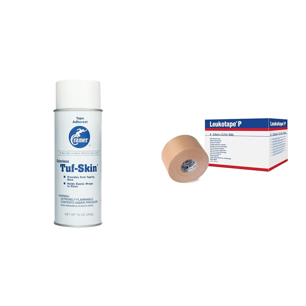 Cramer Tuf-Skin Colorless Spray 10 oz EA BSN Medical BEI076168 Leukotape P Sports Tape 1 1 2 Inch