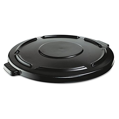Rubbermaid Commercial 264560BLA Vented Round Brute Lid 24 1/2 x 1 1/2 Black