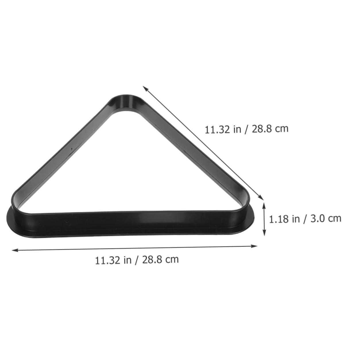 KONTONTY Billiards Triangle Rack for Pool Table Triangle Billiard Frame Mini Pool Ball for Beginners