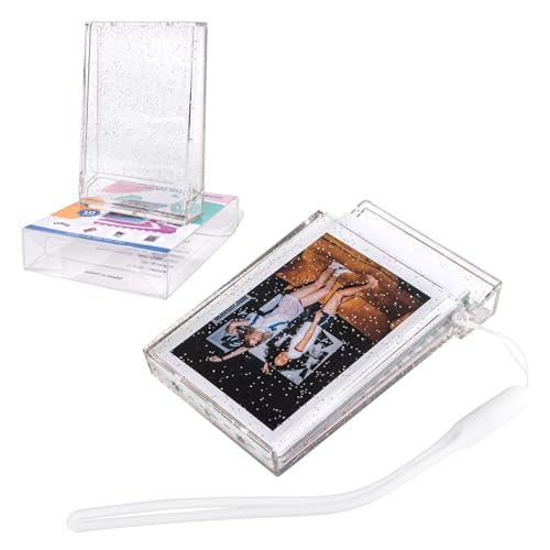 HIYQIN - Paquete de 2 - Funda para Fotos 2x3, Caja para Fotos