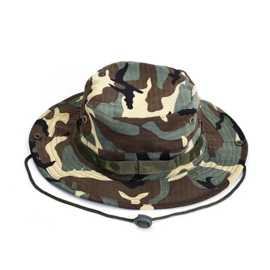 Sunkizzrs® Bucket Hat for Men—Sun Protection Cap—Beach Fishing Hat—Summer Outdoor Wide Brim Sun Hat—Military Camouflage Round Men Boonie Hat for Hiking/Fishing/Gardning/Travel (Camouflage)