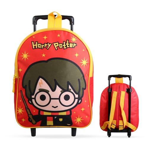 Bagtrotter - Sac à Dos à Roulettes 31 cm - Harry Potter - Maternelle - 1 compartiment - Résistant - Licence Officielle Harry Potter
