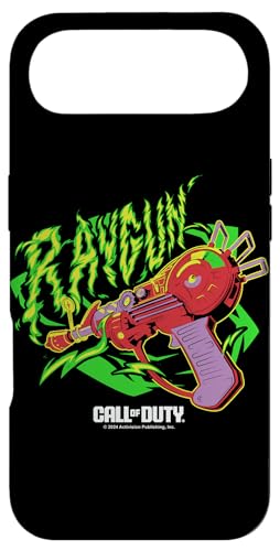 Call Of Duty RayGun Neon Green Fire Retro Logo X}zP[X iPhone Air p