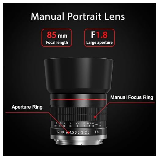 85mm f1.8 Manual Focus Portrait Lens