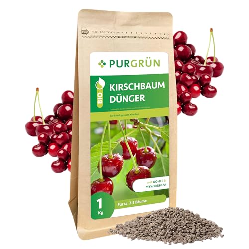 Purgrün® Bio-Kirschbaum-Dünger 1 kg – Organisch-mineralische...