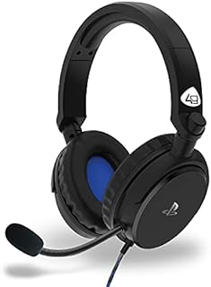 4Gamers PRO4-50s Officially Licensed PS4/PS5 Stereo Gaming Headset - Black