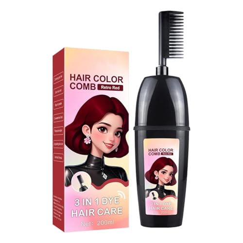 Peine Tinte de Pelo para Mujeres | Aplicador de Cobertura de Canas | Cubre Canas al Instante | para Bodas Reuniones Viajes Exteriores Eventos Sociales Hombres Mujeres