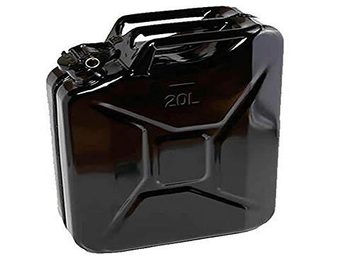 Opticare 20L Black Metal Jerry Can