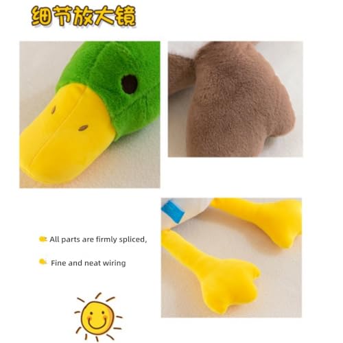 OUKEYI Stockente Plüsch, Ente Stofftiere, Stockente Plüsch, Ente Stofftiere, Stockente Baby Stuff Plüschtier (75 cm)