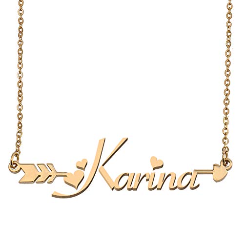 Custom Karina Initial Name Arrow 