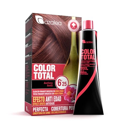 ALEA - Tinte Pelo Mujer - Color Total - Nº 6.25 - Color Avellana - Coloración Permanente en Crema - Aceite Argán y Tsubaki - Cobertura Total de Canas - Aclara 3 Tonos en Cabellos Naturales