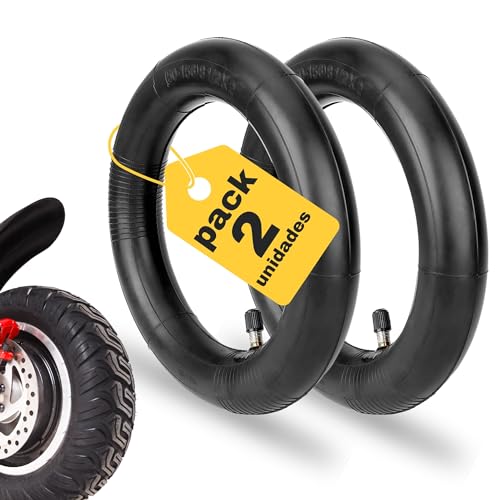 2 Pcs de Camara Reforzada de de 8,5 Pulgadas Compatible Con Patinete Electrico Xiaomi. Pack de 2 Ruedas interiores. Camaras de Aire para Scooter.