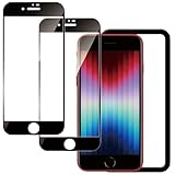 KPNS iphone se3 ガラスフィルム 全面保護【2枚セット】日本素材製 iPhoneSE 3 第3世代 2022 / iPhone SE2 第2世代 / 8 / 7 用 ガラスフィルム 強化ガラス カバー 保護フィルム