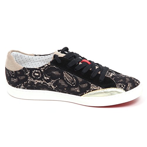 Chaussures pizzo fille Ishikawa E2658 baskets basses noires - 2
