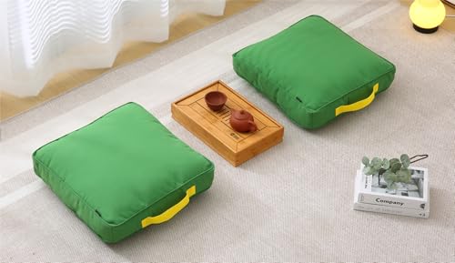 Cojín de suelo grande acolchado premium de 45 cm para meditación y yoga 6