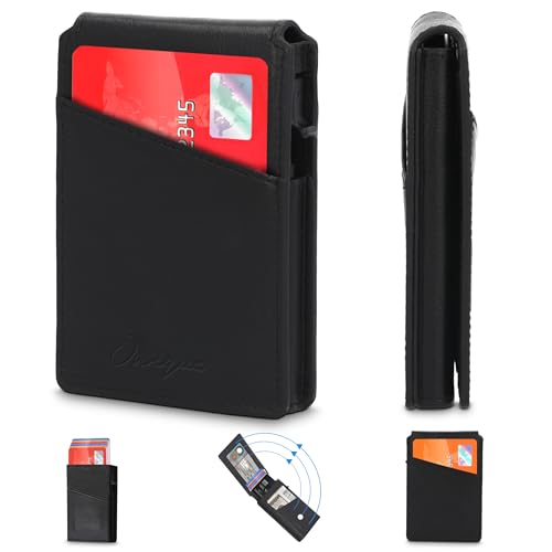 Wallet for Men - Genuine Leather RFID Blocking Wallet, Mens Minim...