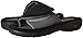 isotoner Women's Adjustable Memory Foam W/Smartdri Slide Slipper, Black, X-Large/9.5-10 M US