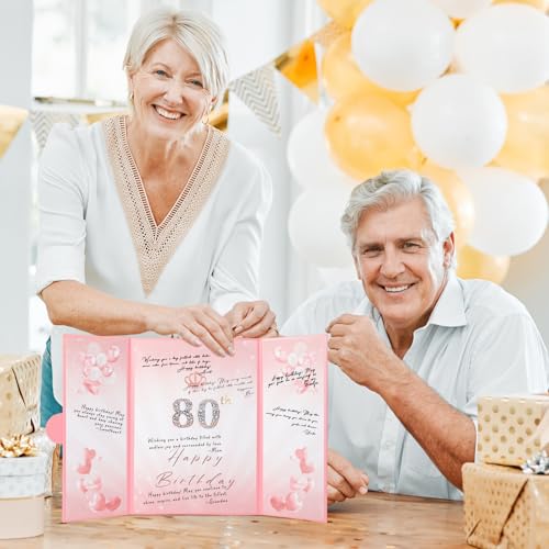Image of Pink Gold Birthday Party Decorations,18 inch x 12 inch Creative Birthday Decorations Guest Sign in Book Alternative, for Men and Women of All Ages, Happy Birthday Party Supplies