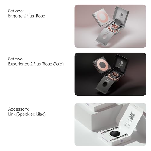 Image of Loop Earplugs Social Plus Link Bundle (2-Pack) - Engage 2 Plus + Loop Experience 2 Plus + Link | Reusable Ear Plugs for Focus, Noise Sensitivity, Music, Parenting & More | 16dB /18 dB Noise Reduction