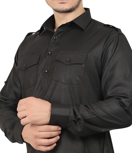 Image of K-ROYALS Full Pathani Suit for Mens /Cotton Blend Pathani kurta payjama set for mens