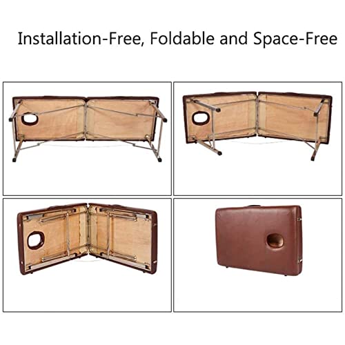 Portable Massage Bed,Portable Massage Bed Table, 2-Section Aluminum Lightweight Foldable Beauty Couch, Portable Massage Couch For Salon Treatment Tattoo Facial SPA - Image 6