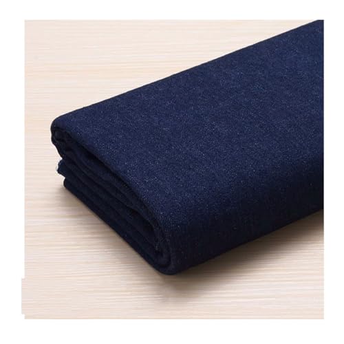Tissu denim bleu fin sans rigidité pour coudre facilement vos robes