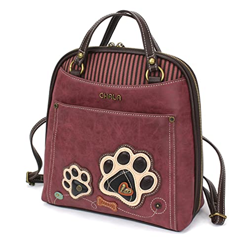Image of CHALA Convertible Backpack Purse - Women Convertible Shoulder Purse with Adjustable Strap