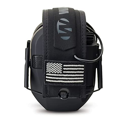 Walkers-GWP-RSEMPAT-Razor-Slim-Electronic-Muff-Black-Patriot