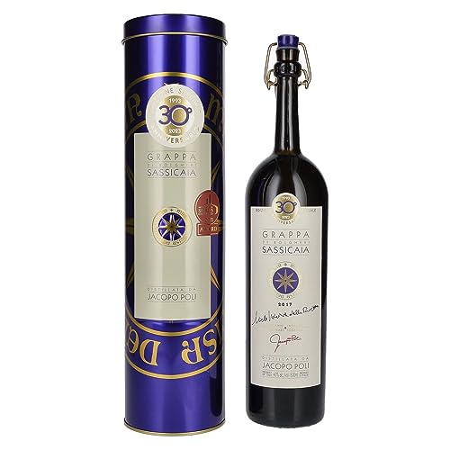 Jacopo Poli Grappa Elevata in Barili di Sassicaia (1 x 0.5 l)