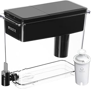 Brita XL 27 Cup Dispenser with 1 Standard Filter, Made without BPA, UltraMax, Black (Package May Vary)