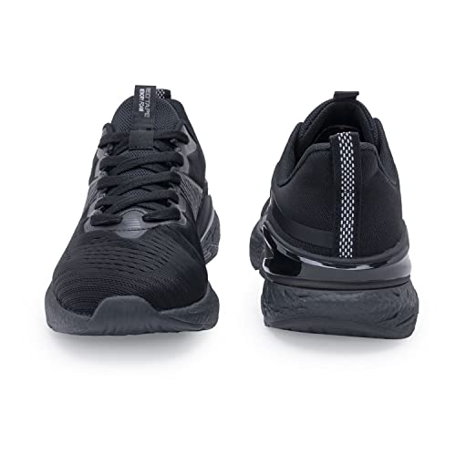 Image of Red Tape Men Black Walking Shoes