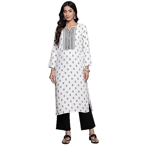Kurta droite en viscose rayonne fluide pour sublimer votre silhouette
